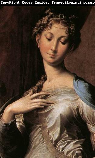 Girolamo Parmigianino Madonna with Long Neck